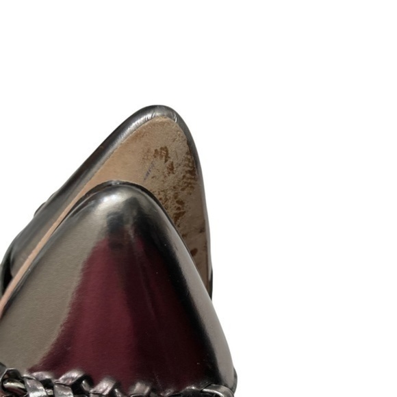 Coach silver metallic sling back shoes - Picture 5 of 8